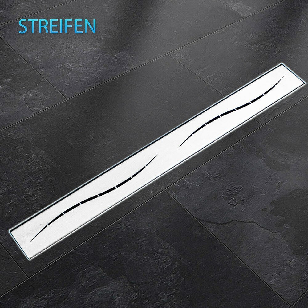 Lineární sprchový žlab Streifen 110 cm s průtokem 35 l/min do koupelny M16859